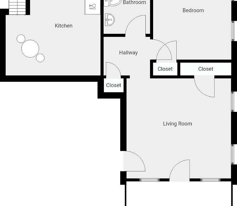 Spacious floor plan!