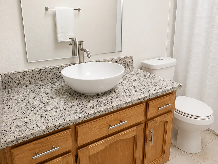 Newly renovated bathroom for second bedroom