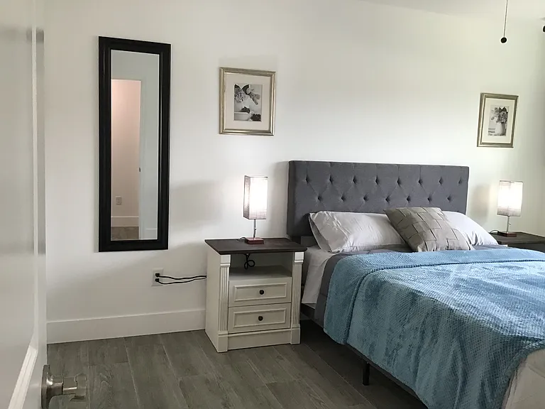 Thoughtfully customized for flexibility and everyday living, including a generous double-door closet with ample storage.