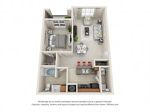 Floor plan Garden Style 716
