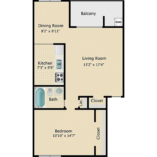 Floor plan Portico