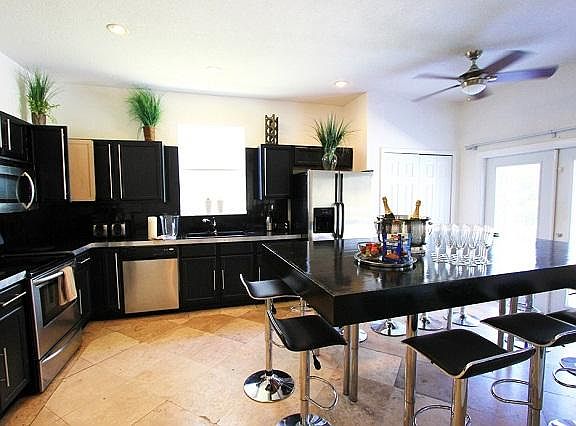 Kitchen and Patio seating up to 28 people