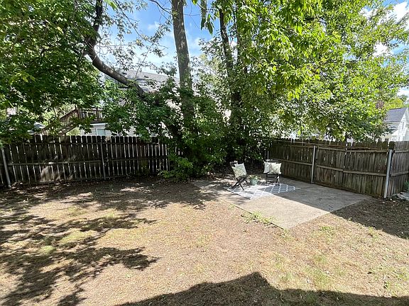 Fully Fenced In Backyard