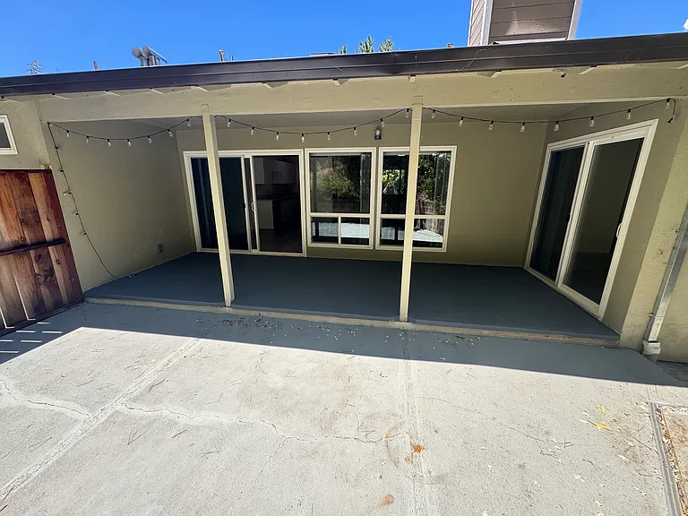 Private patio area.
