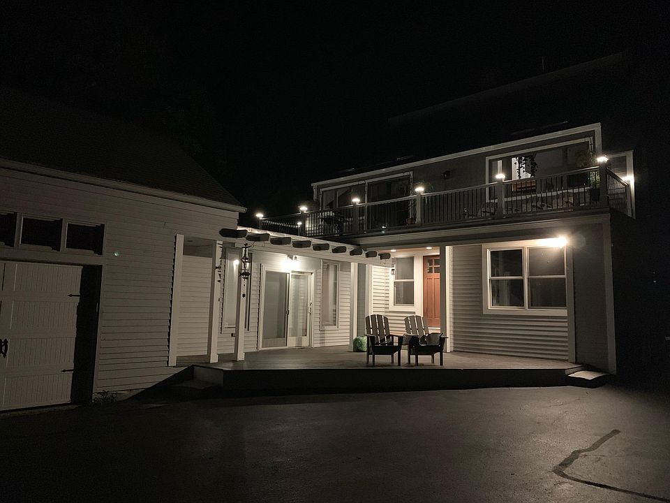 Private Parking Lot at Night