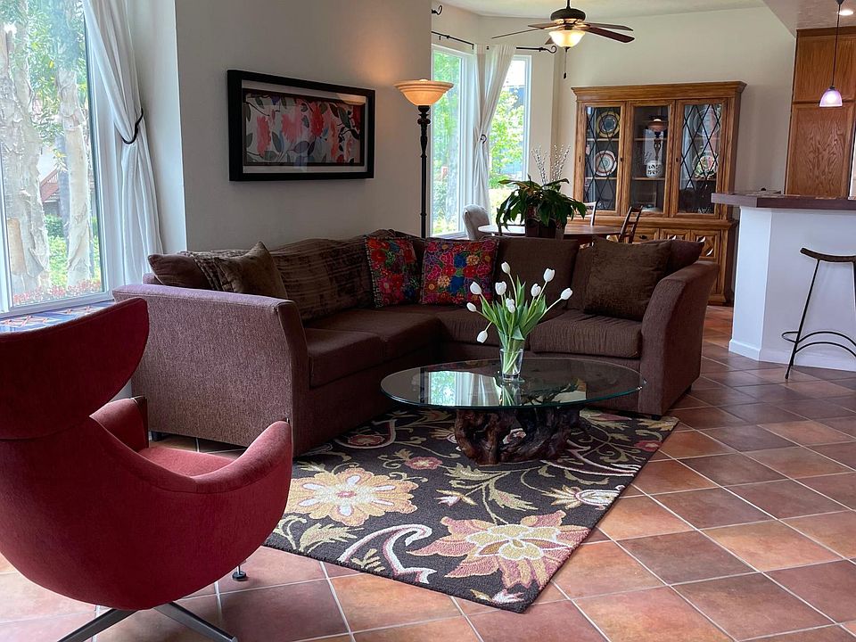 View of living room from front entry