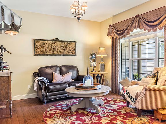 Dining room used as den