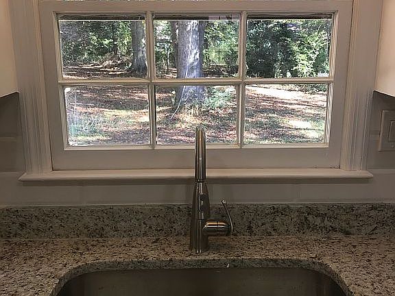 Farm Sink & View of Yard 