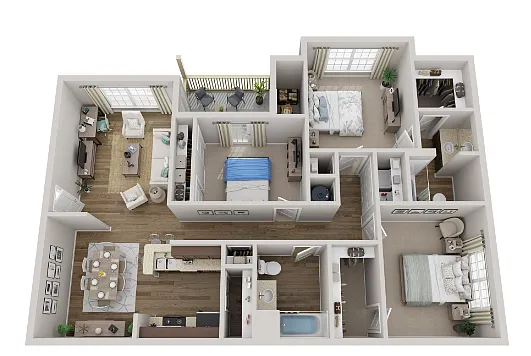 Floor plan 3 X 2