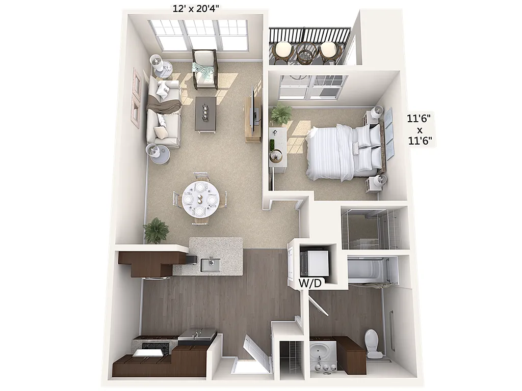 Floor plan A1-AC
