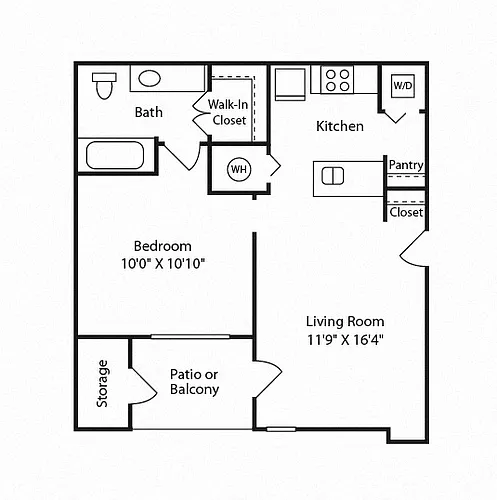 Floor plan A1 - Peak