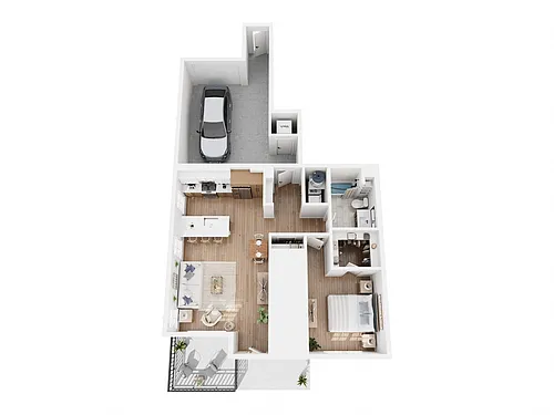 Floor plan Apartment Villa - A