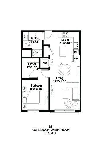 Floor plan B4