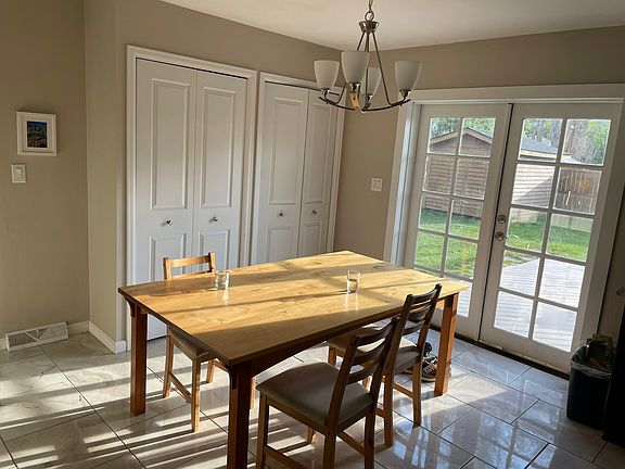 Dining Area with dual Pantry