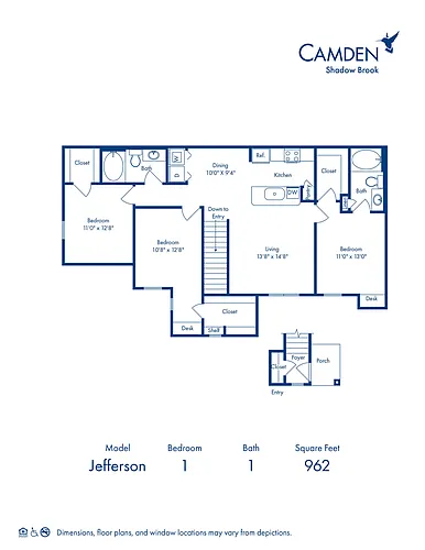Floor plan Jefferson