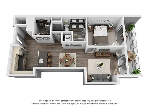 Floor plan 1D - HU