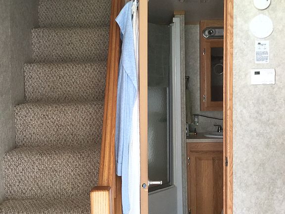 Staircase to double loft