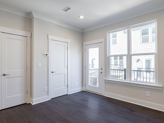 Cafe off the Kitchen with Door Leading to the Rear Deck