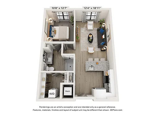 Floor plan A1A