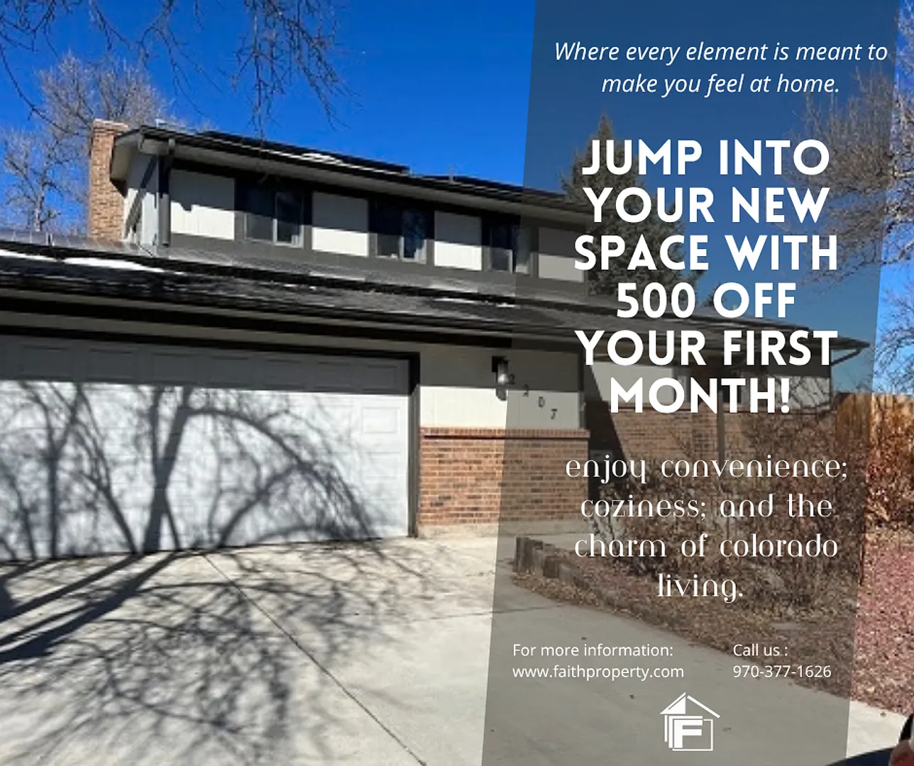 Take $500 Off Your First Month | Room for Everyone 5 Bedroom Fort Collins Home — Photo 1