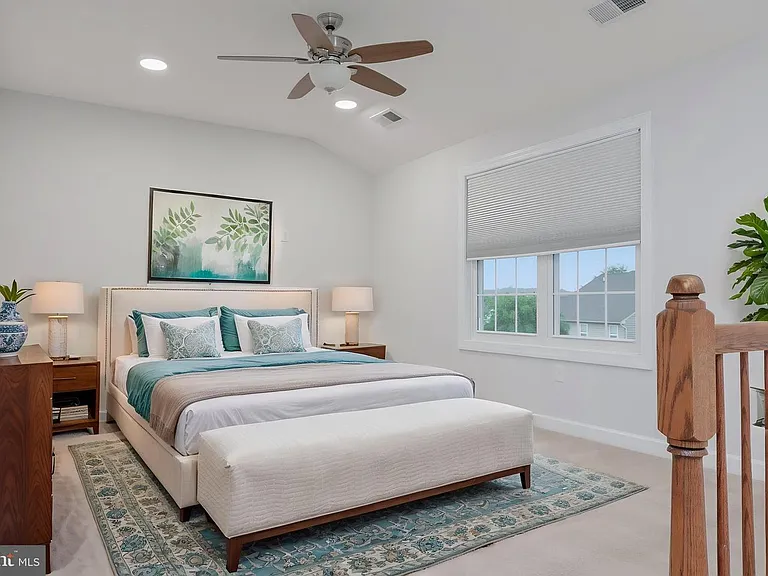 Step up area of master bedroom