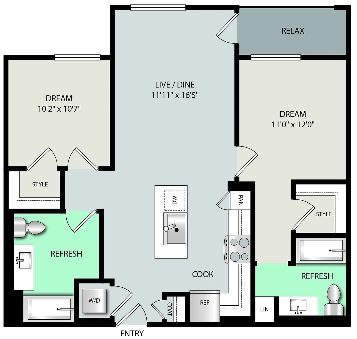Floor plan C1