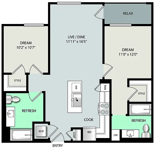 Floor plan C1
