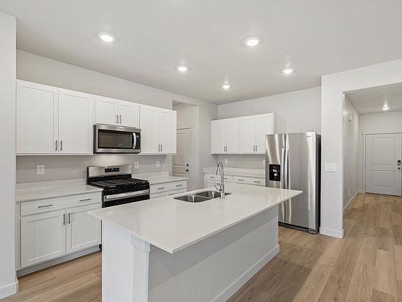 The Narrows floorplan interior image taken at a Meritage Homes community in Eagle Mountain, UT.