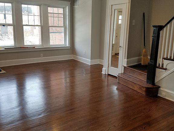 Living Room with Coat Closet