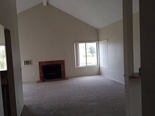 Living Area w/cathedral ceilings