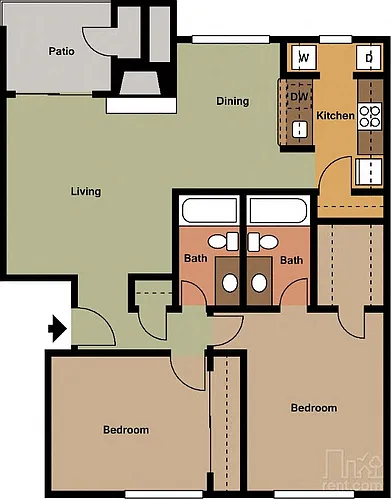 Floor plan B3