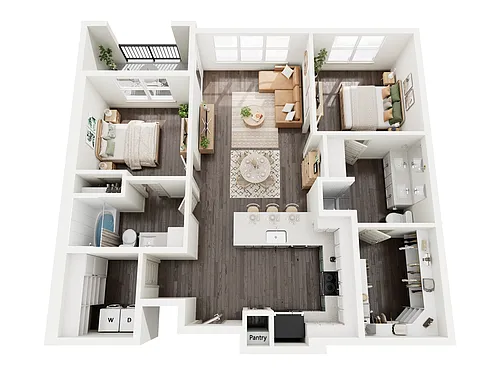 Floor plan 2B-2