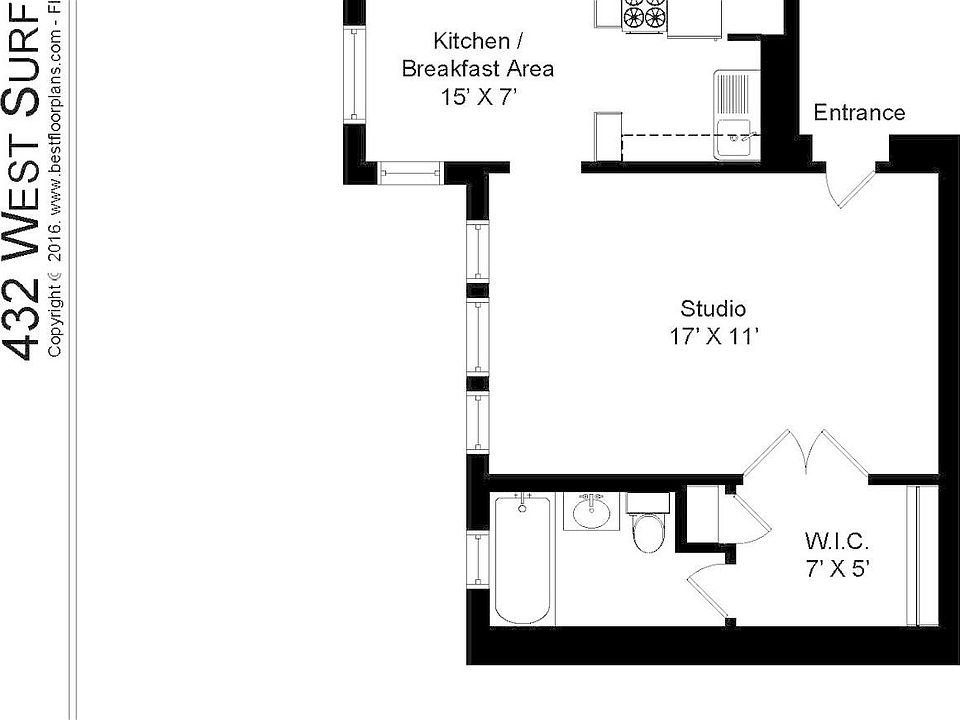 2nd image of 442 W Surf St #1