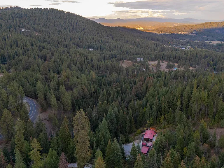 you can see downtown CDA close to town