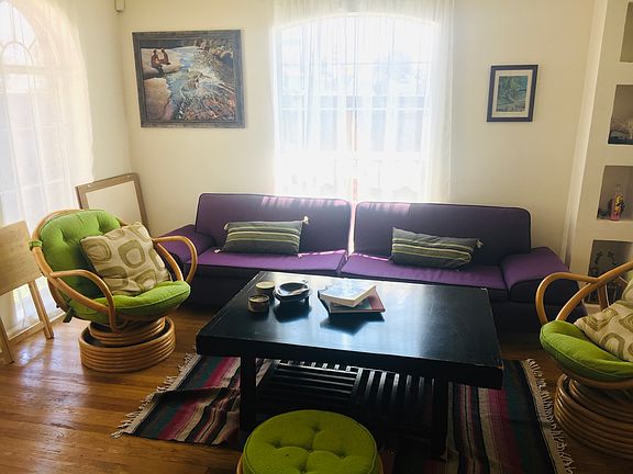 One of two sitting areas