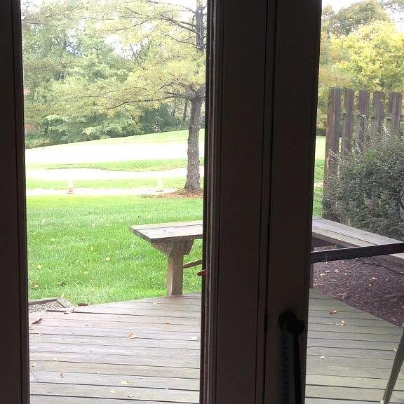 Golf course view from walkout lower level