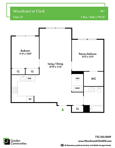 Floor plan $3.31/sq.ft. - 2B1