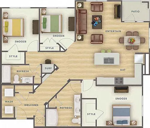 Floor plan 3C