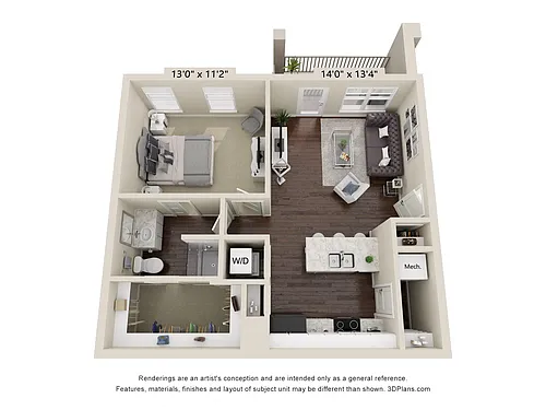 Floor plan The Porter