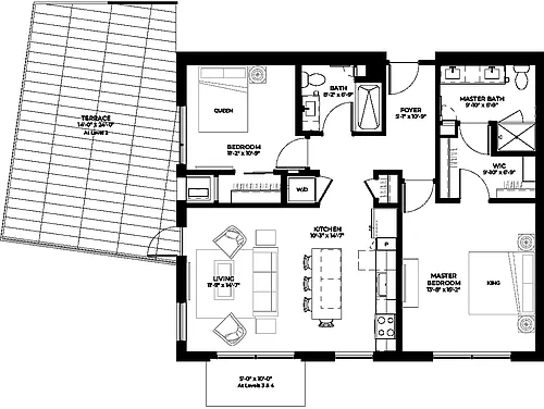 Floor plan Cedar (B4)