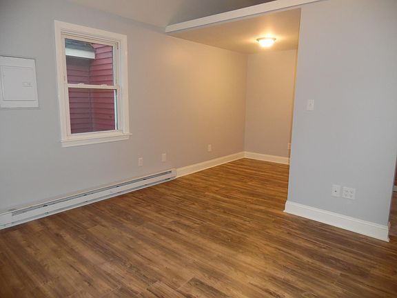 Living room and bed area