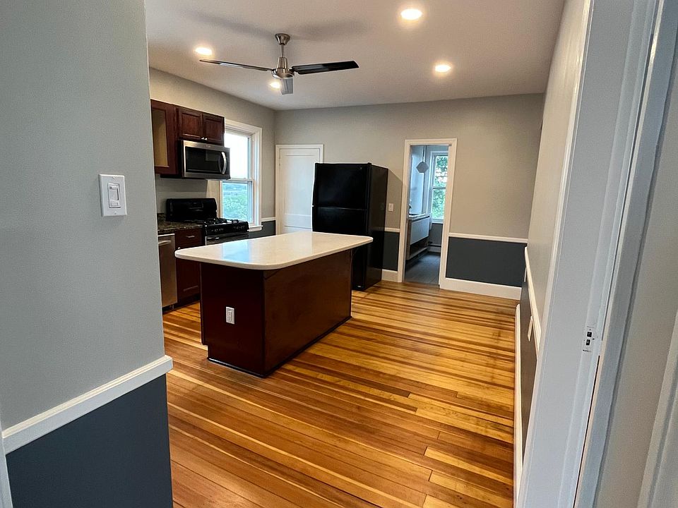 View of Kitchen as you look from Living Room
