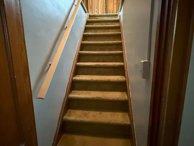 Stairway to third floor