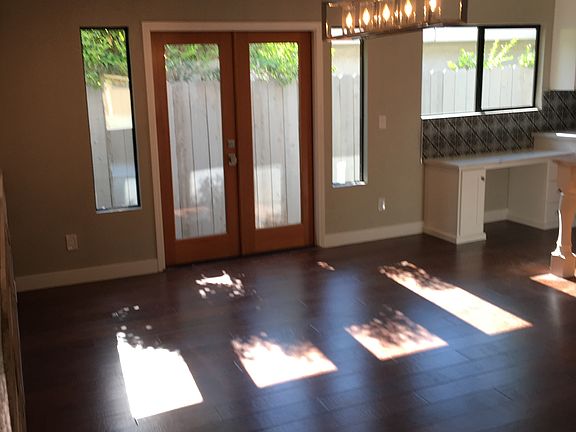 dining room with french door