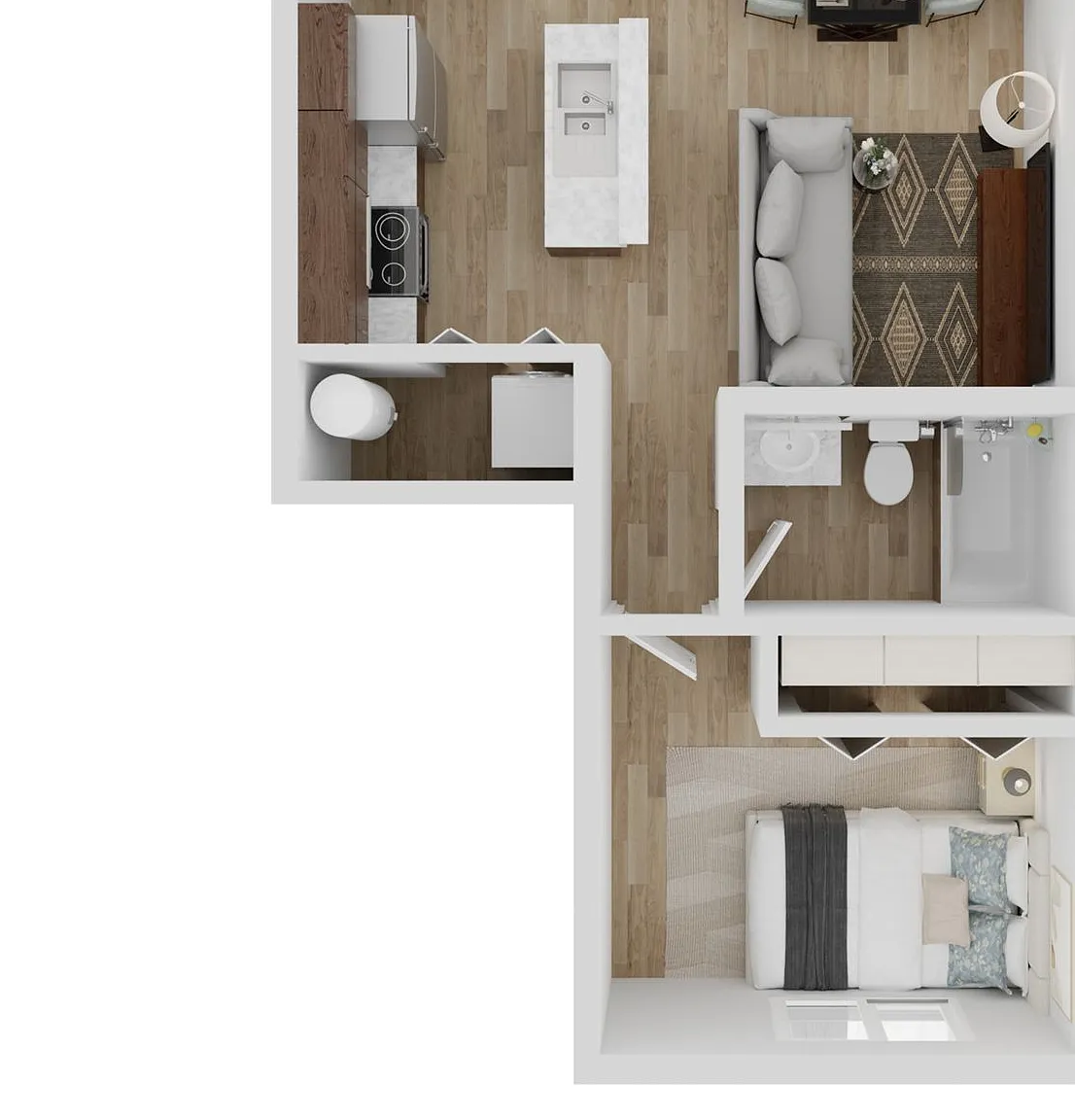 Brand New 2 Bedroom 2 Bath Available for Rent — Photo 3
