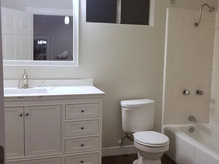 Full bathroom access from the bonus room