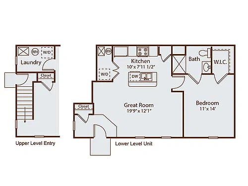 Floor plan Bentley Flat