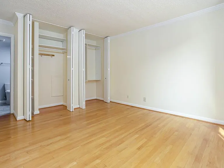 Master Bedroom closets and door to full Master Bathroom