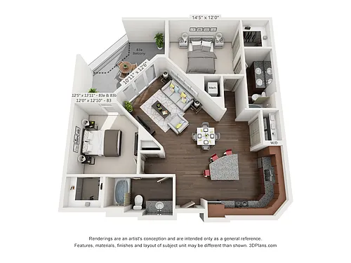 Floor plan B3