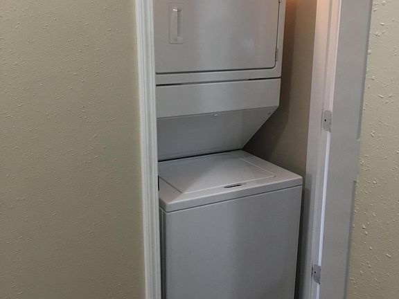Washer and dryer in the apartment!